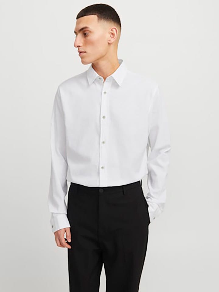 Jack & Jones Hemd in Weiß günstig kaufen