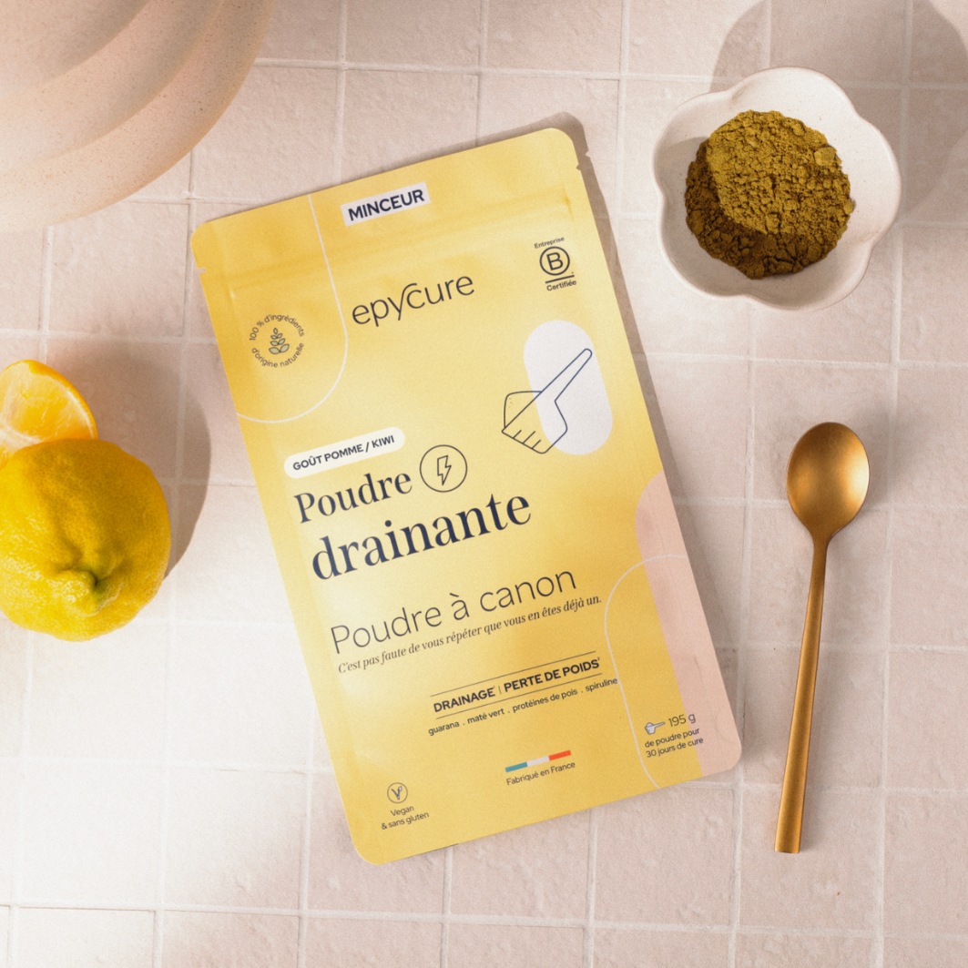 Proszek drenujący Epicure o smaku jabłka i kiwi