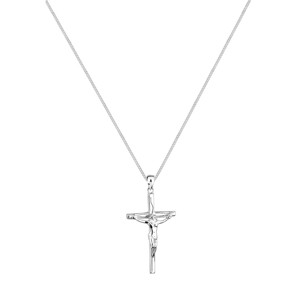 Elli Elli Collier Femmes Pendentif Croix Croyance Religion Classique en Argent Sterlin Bijoux
