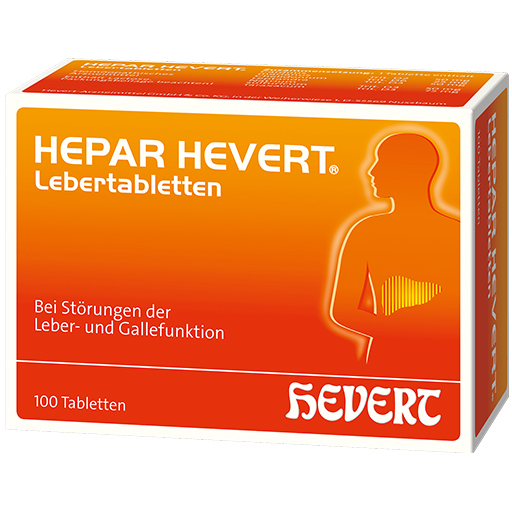 HEPAR HEVERT Lebertabletten  100 St  Tabletten