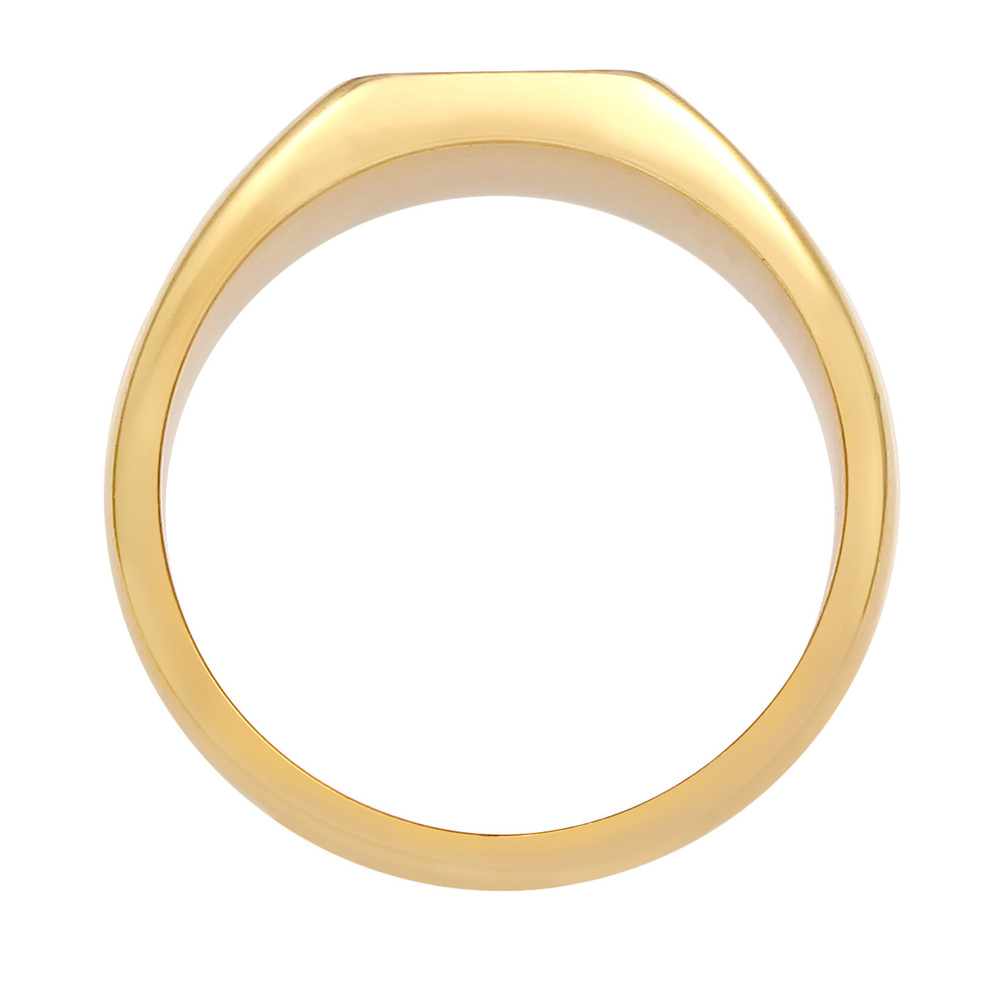 Elli Elli Bague Bague de dame en émail rectangulaire classique en argent sterling 925 Bague