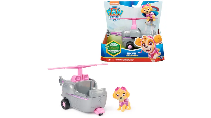 Spin Master - Paw Patrol - Transformierende Basis Fahrzeuge mit Figuren, sortiert, 1 Stück