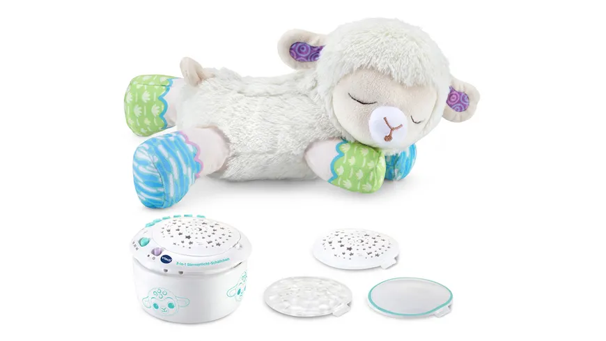 VTech 550504 - Baby - 3-in-1 Sternenlicht-Schäfchen