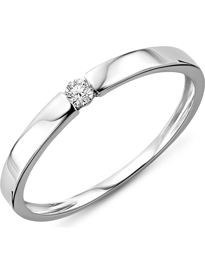 Diamant Exquis Weißgold-Ring mit Diamant günstig kaufen