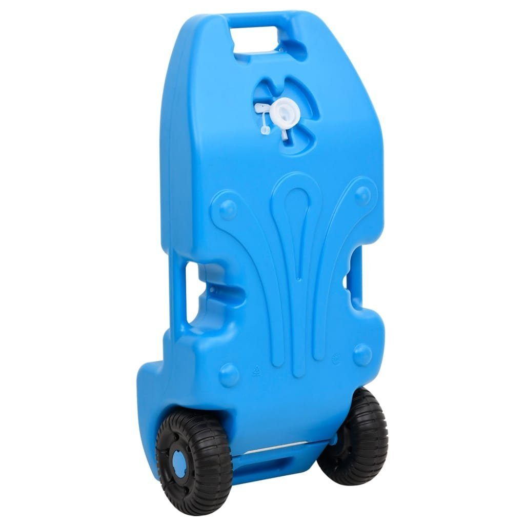 vidaXL Campingtoilette Camping-Wassertank mit Rollen 25 L Blau