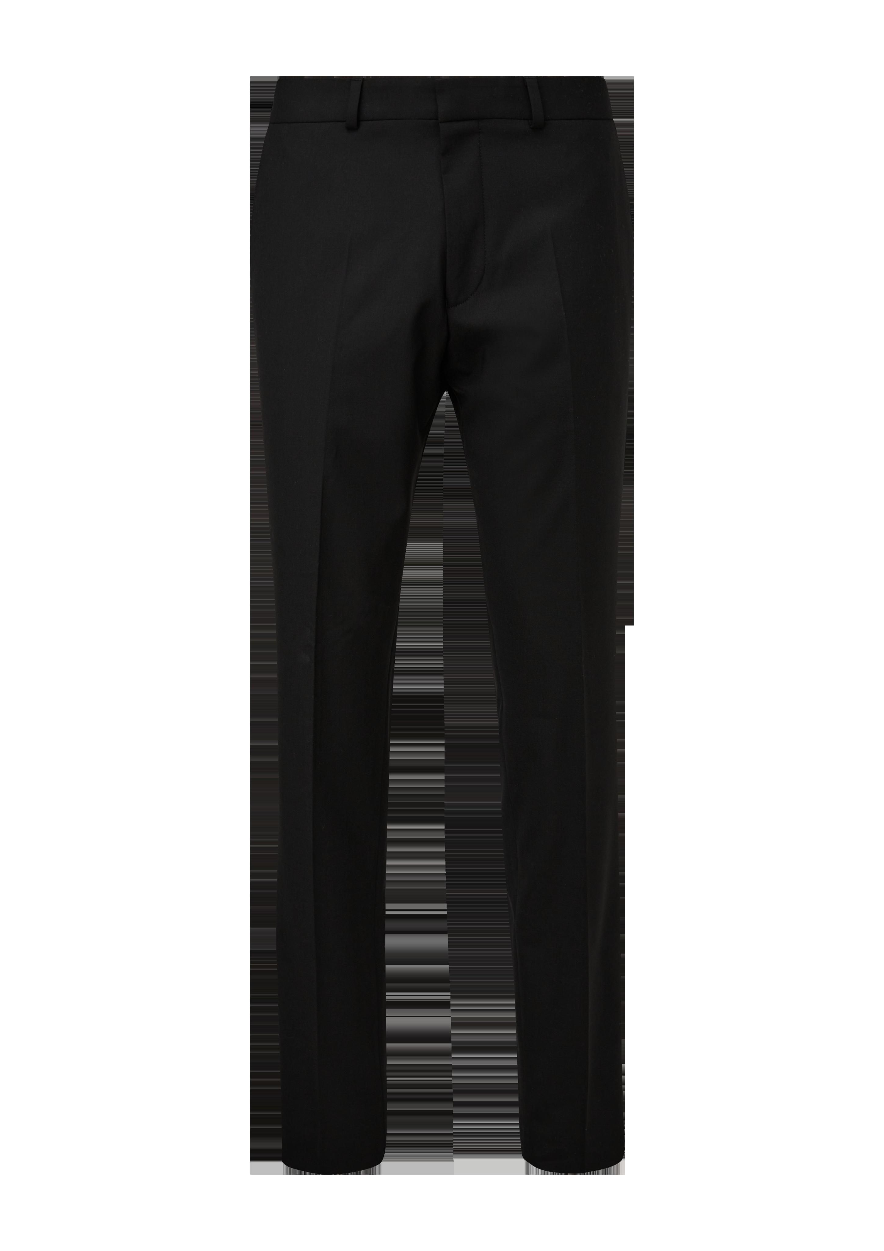 Slim: Elastische Anzughose in Wollmix  2134203-9999