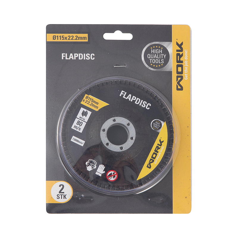 Work Flapdisc 2 stk, 115x2,2 mm, K80, Work