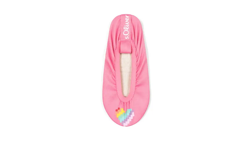 s.Oliver Kinder Home-Sneaker Socken Sustainable Gymnastic rosa
