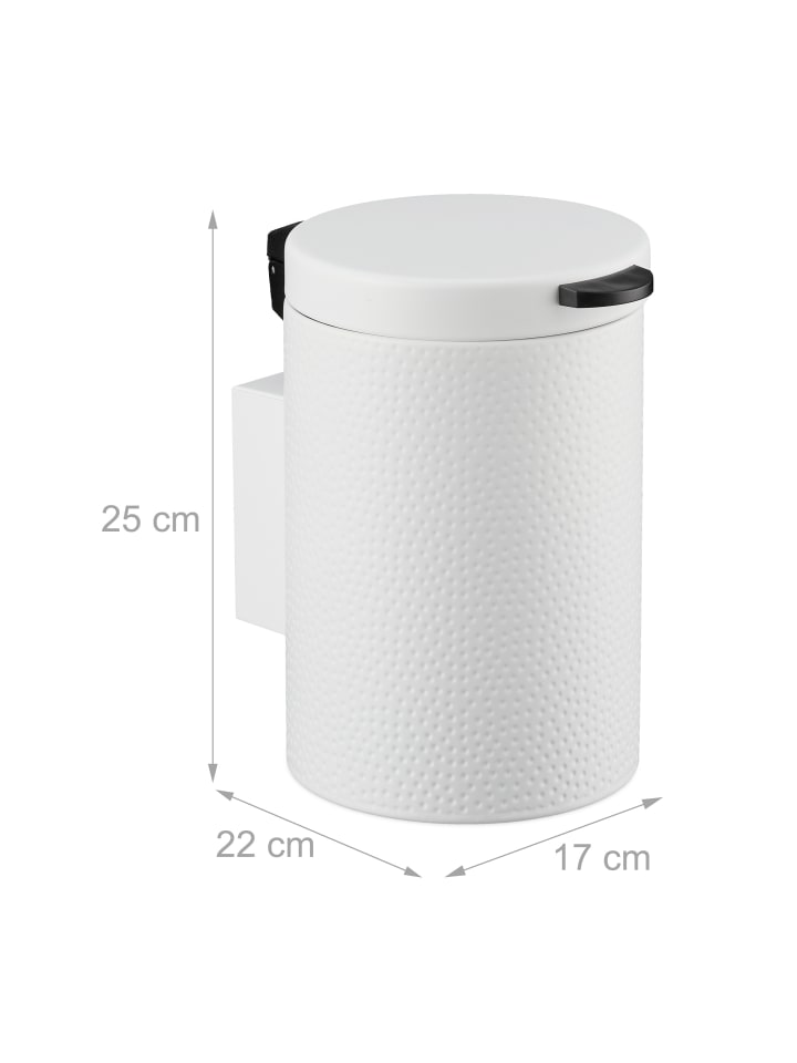 relaxdays Kosmetikeimer in Weiß - 3 Liter günstig kaufen onesize