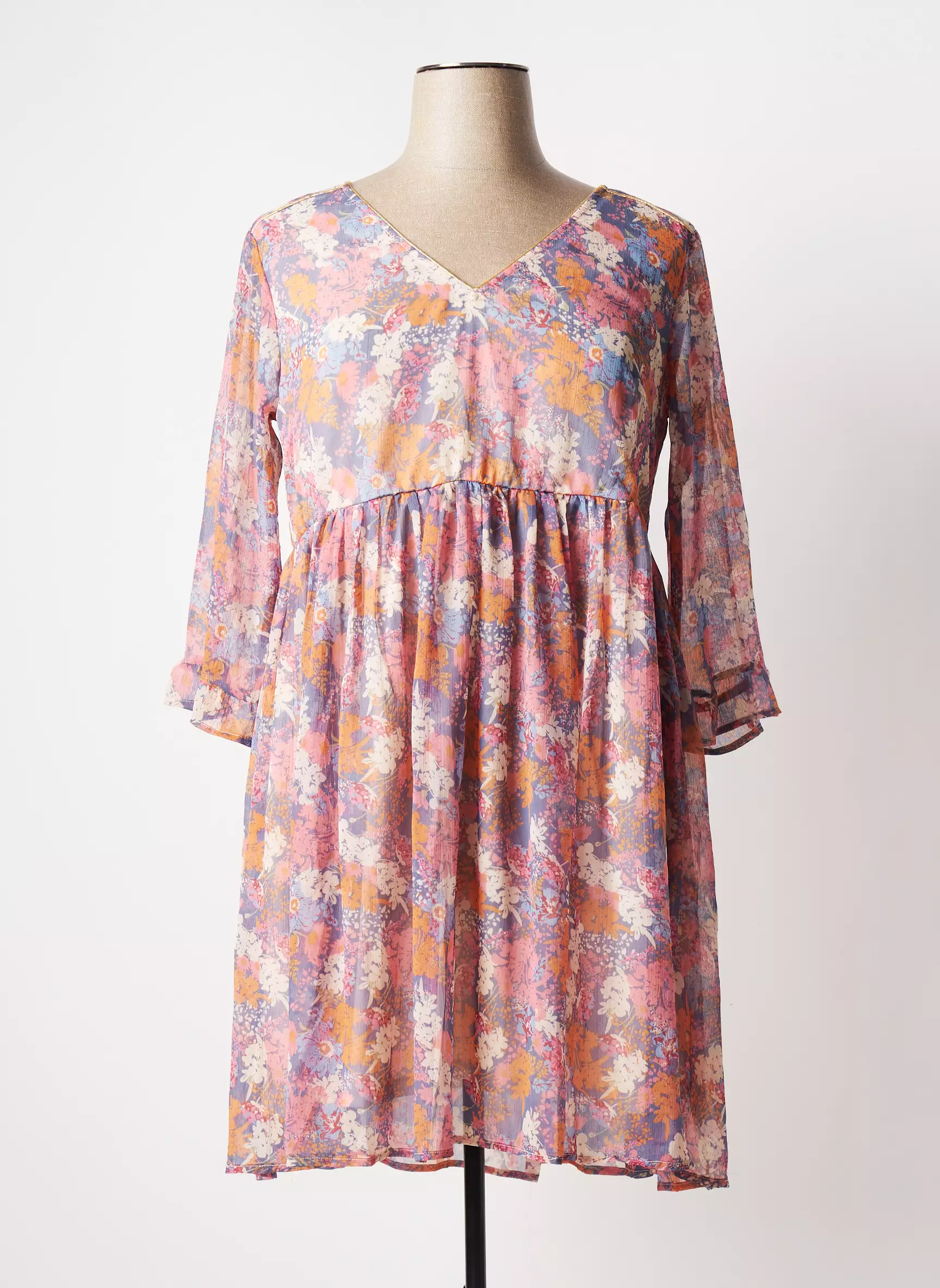 Blancheporte Robes Mi Longues Femme couleur rose