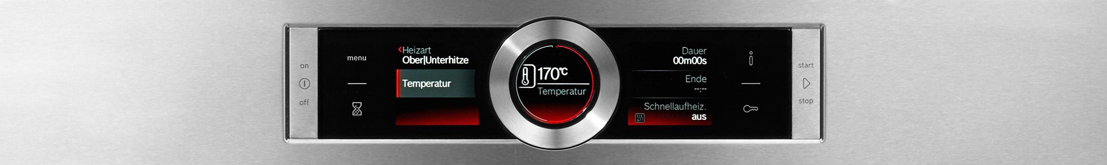 BOSCH Backofen mit Mikrowelle Serie 8 HMG6764S1, mit Vollauszug, Pyrolyse-Selbstreinigung, mit 4D Heißluft