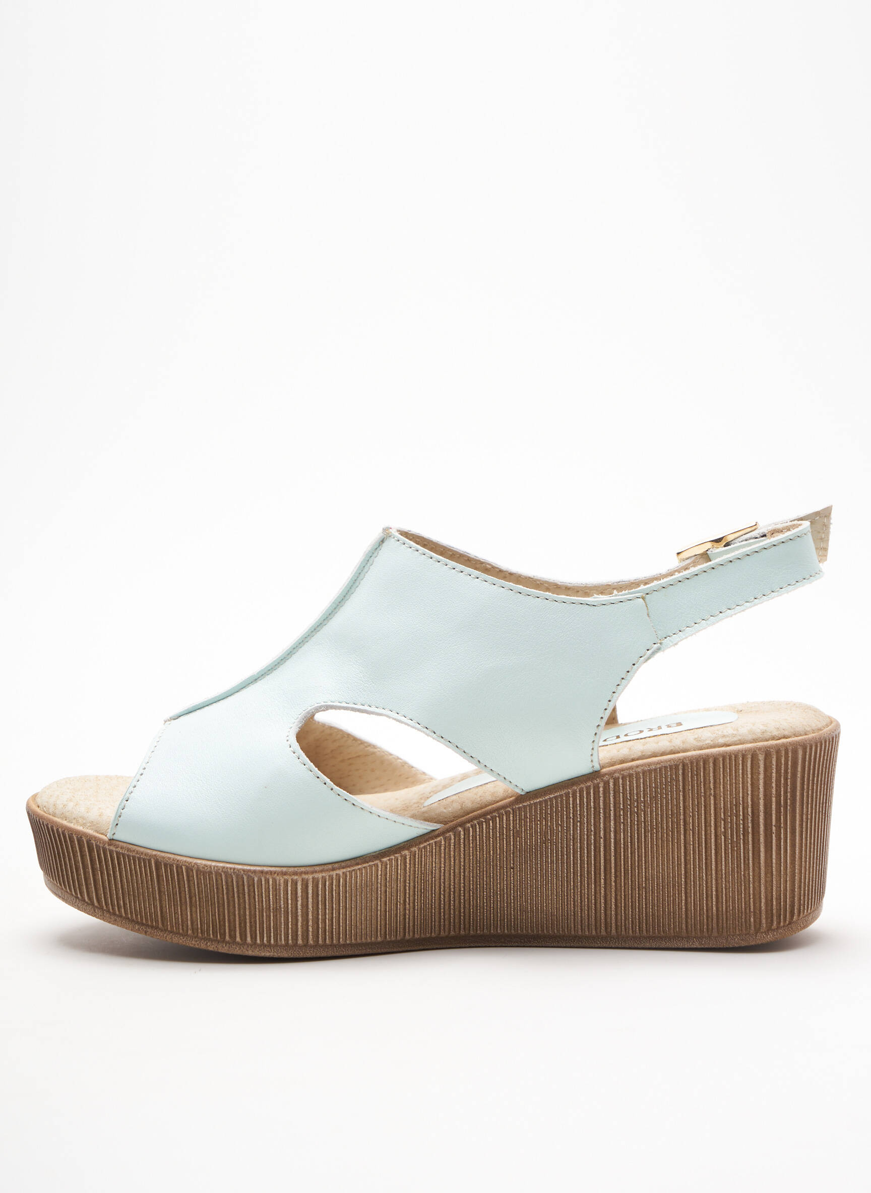 Brodequins Sandales Nu Pieds Femme couleur bleu