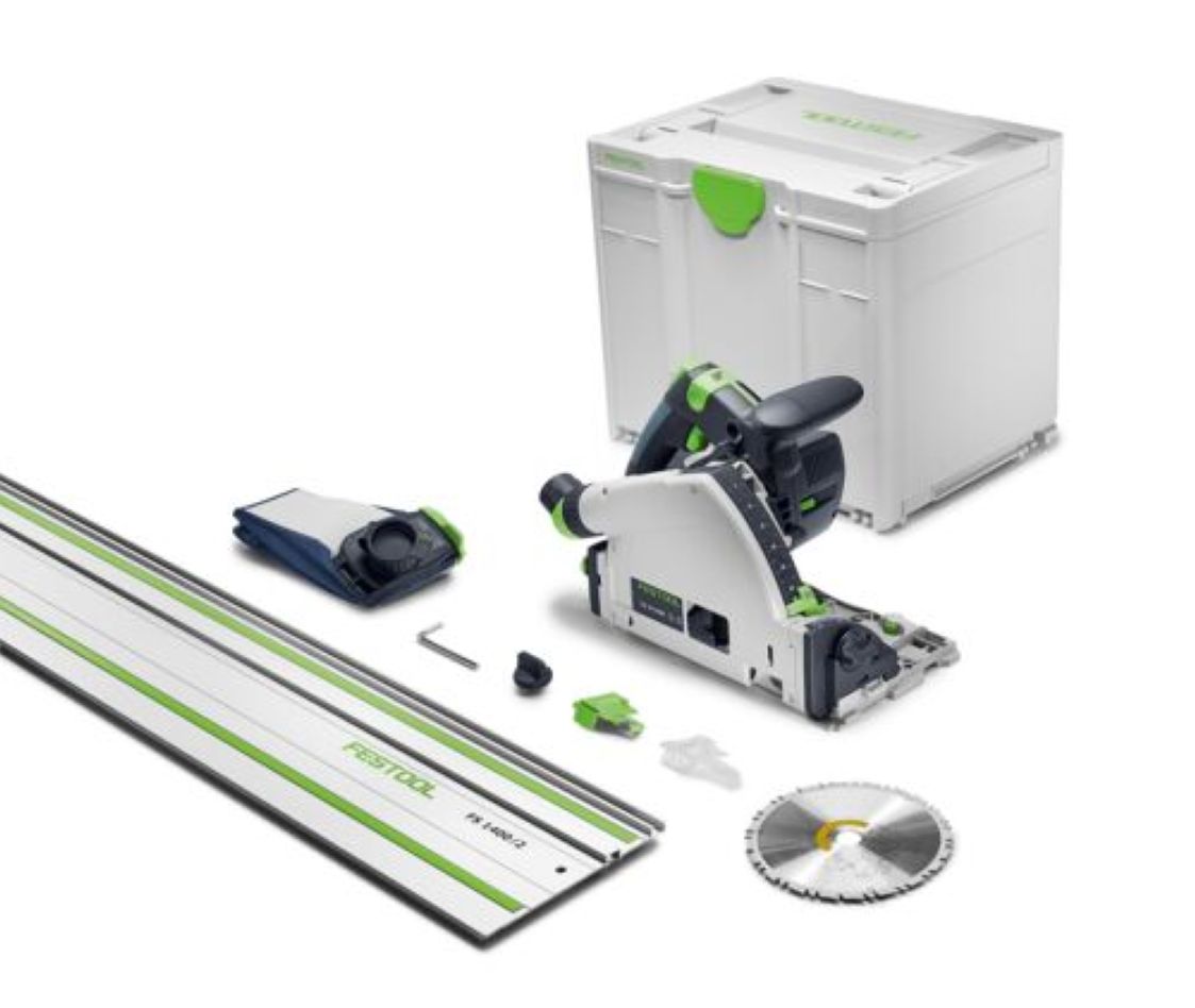 Festool 578826 TSC 55 KSEB-Basic-FS Batteridrevet dykksag med føringsskinne ekskl. batteri og lader i Systainer
