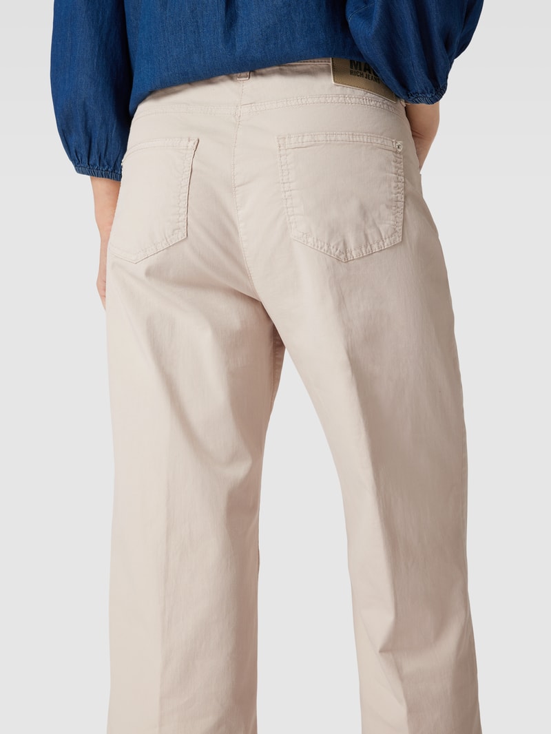 Jeans in verkürzter Passform Modell 'RICH CULOTTE' in kitt
