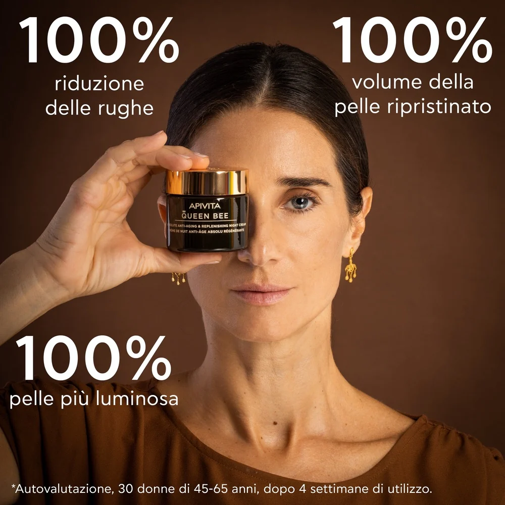 Queen Bee Absolute Anti-Aging and Plumping Night Cream - Antirynkebehandling for natten