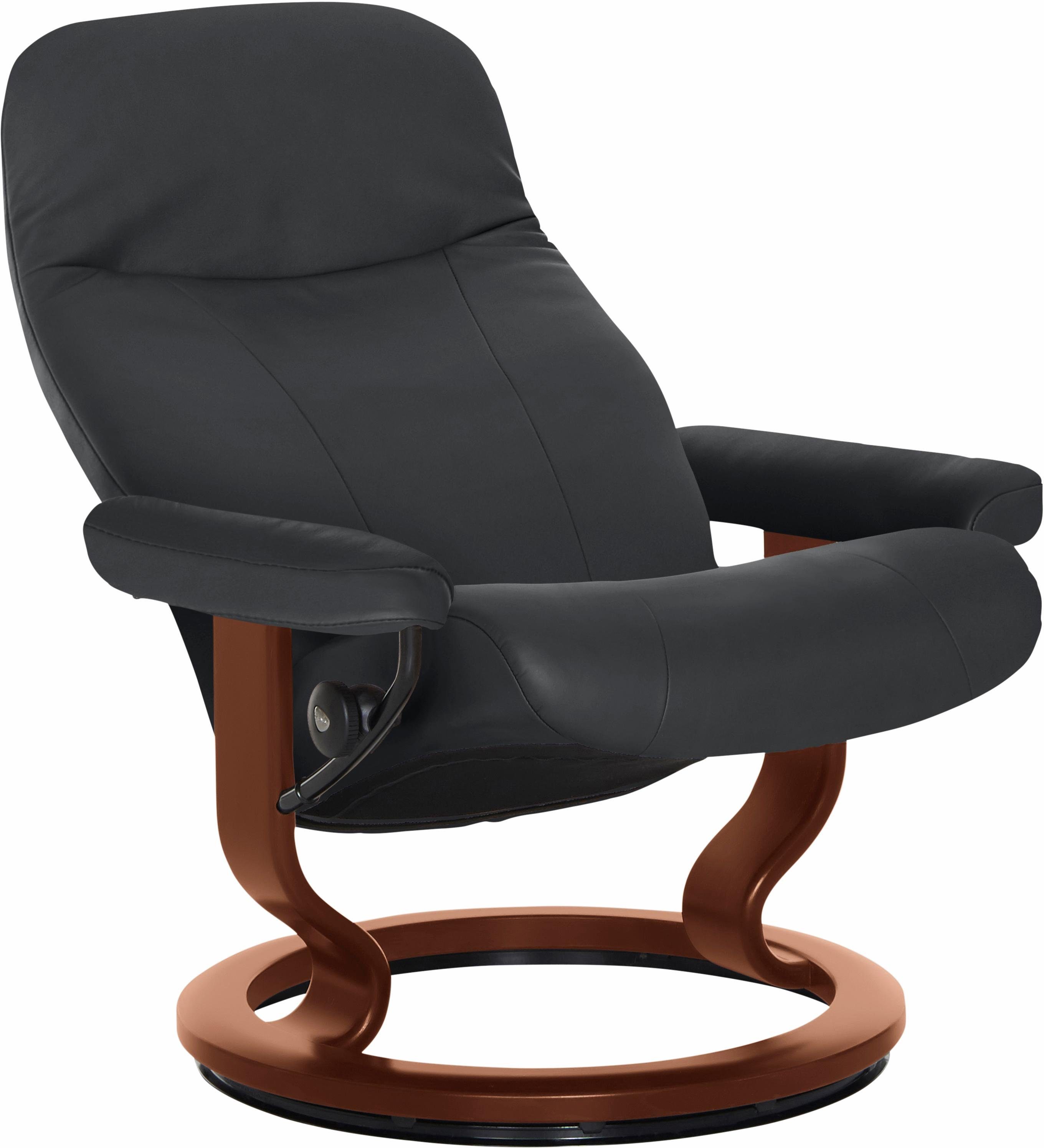Stressless® Relaxsessel Garda (Set), mit Classic Base, Größe M, Gestell Braun