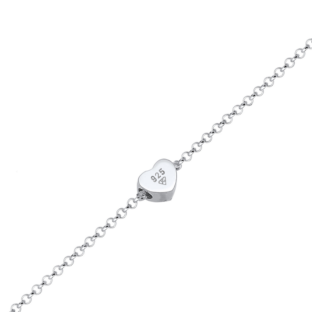 Elli Elli Ensemble de Bijoux Clous d'oreilles pendentifs en forme de coeur pour femme  Bijoux