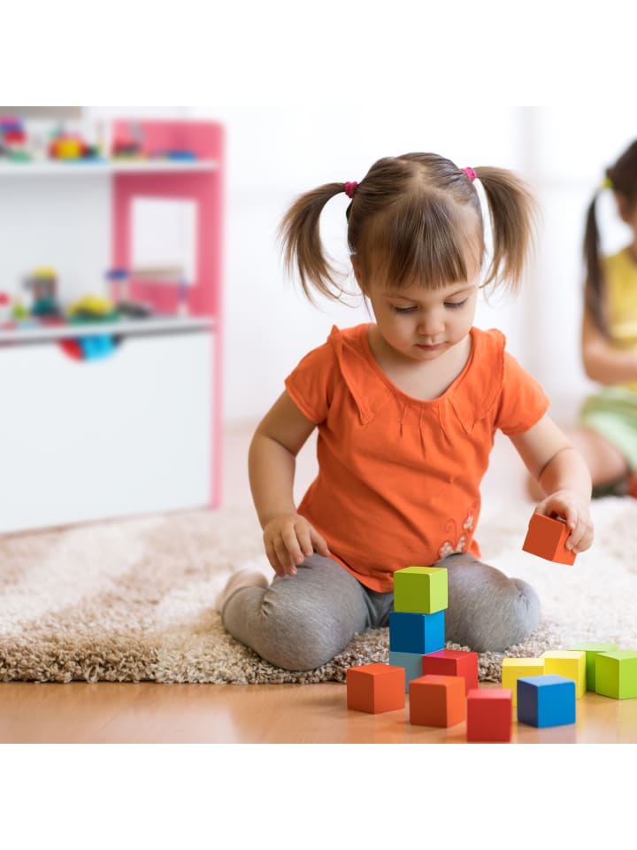 relaxdays Kinderregal in Bunt - (B)52 x (H)60 x (T)26,5 cm günstig kaufen onesize