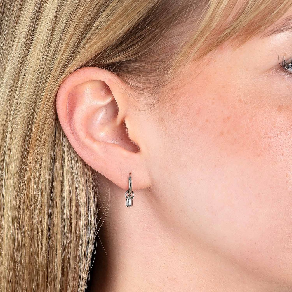 Leonardo Créoles Acier inoxydable Boucles d'oreilles