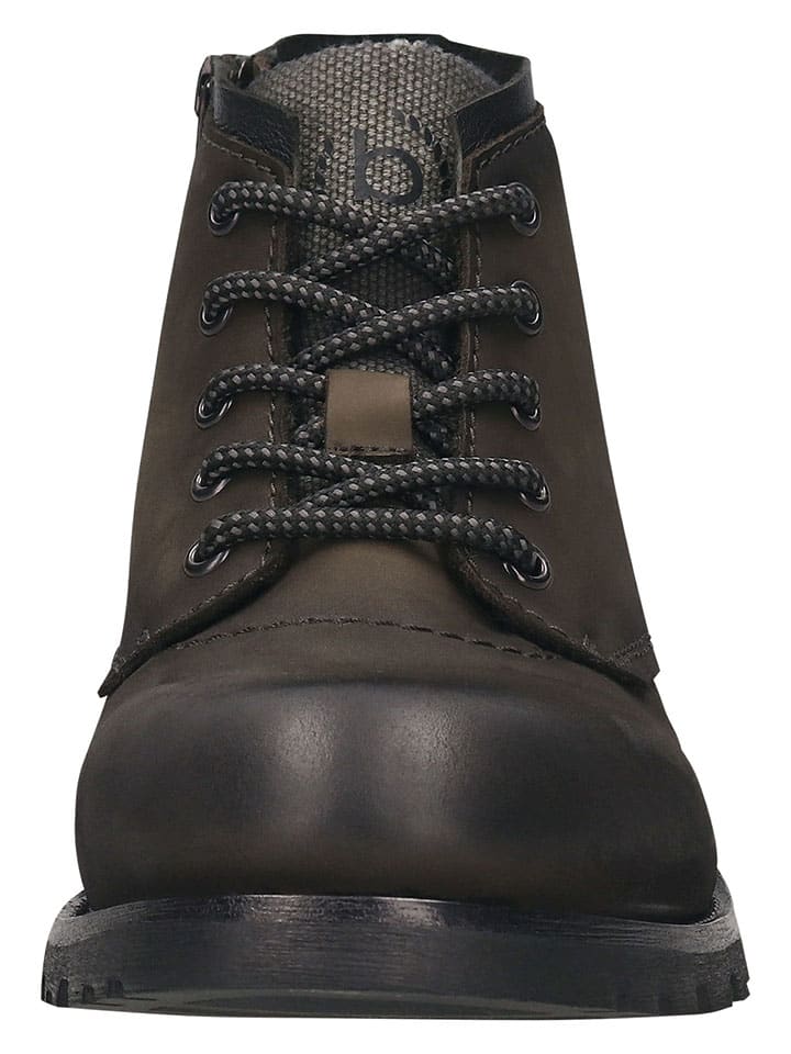 Bugatti Leder-Boots in Braun günstig kaufen