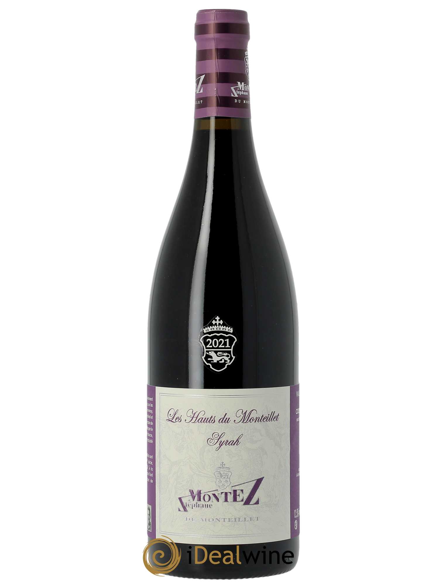 IGP Collines Rhodaniennes Les Hauts du Monteillet Monteillet (Domaine du) - Stéphane Montez  2021 - Lot de 1 Bouteille