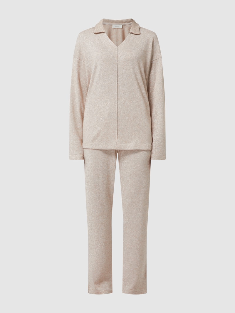 Pullover und Strickhose im Set Modell 'Perla' in beige
