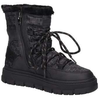 Tom Tailor Winter Boots in schwarz