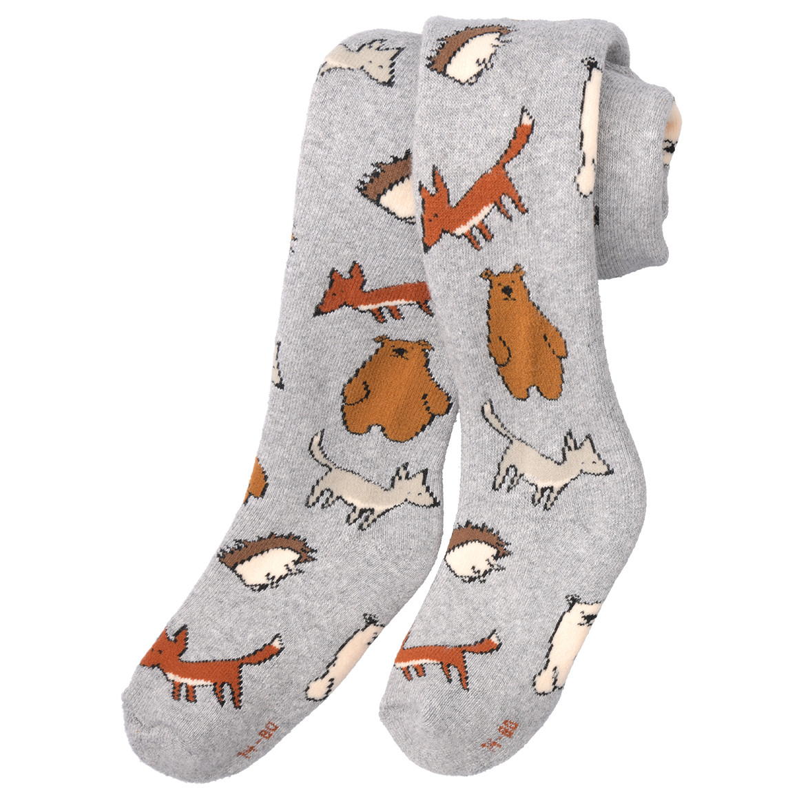 2 Baby Frottee-Strumpfhosen im Muster-Mix