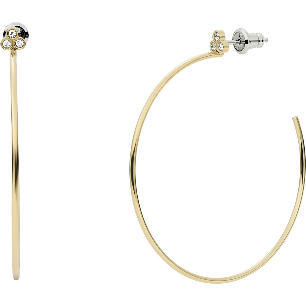 Fossil Créoles Acier inoxydable Boucles d'oreilles