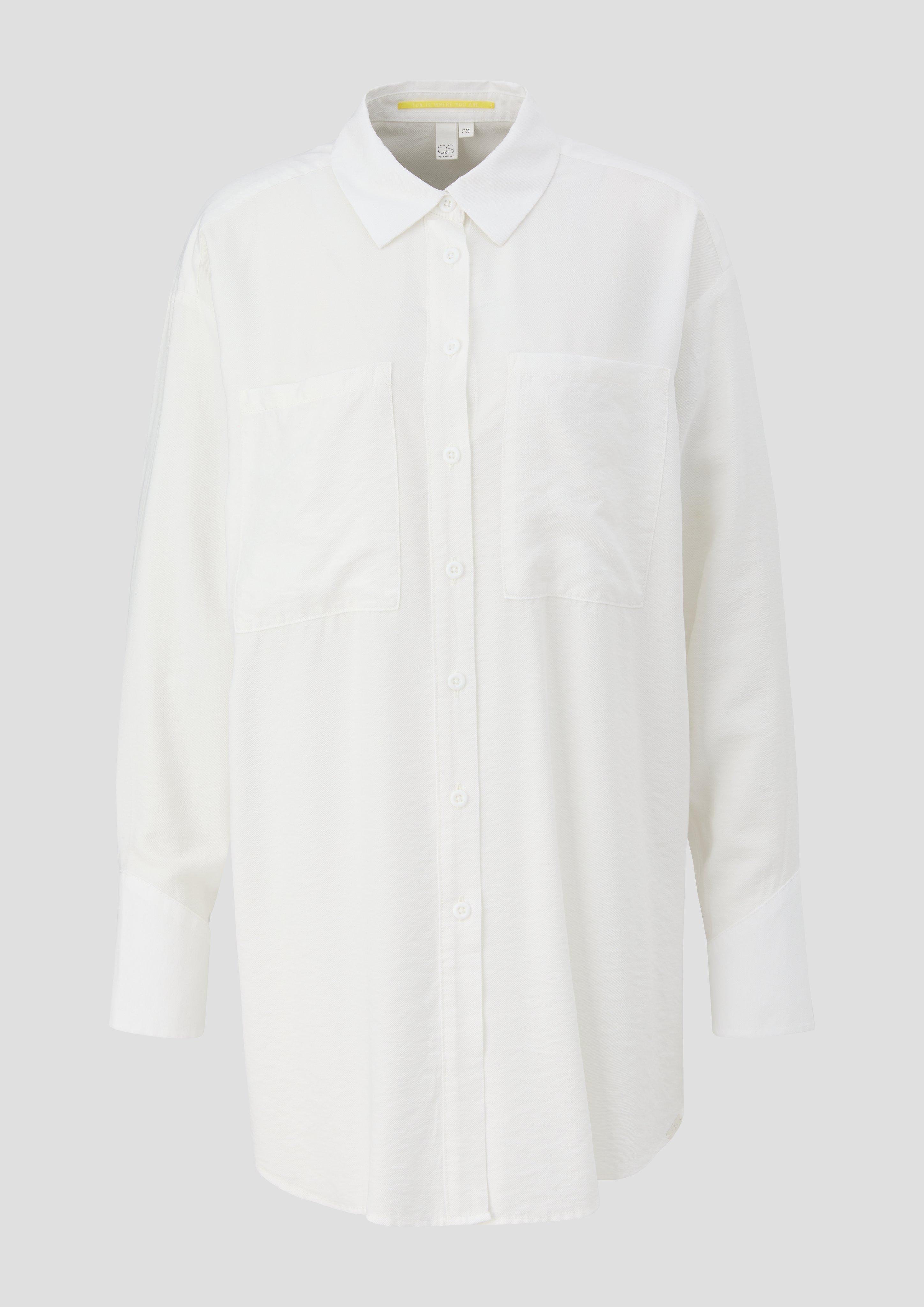 Longbluse aus Viskosemix  2123629-0200