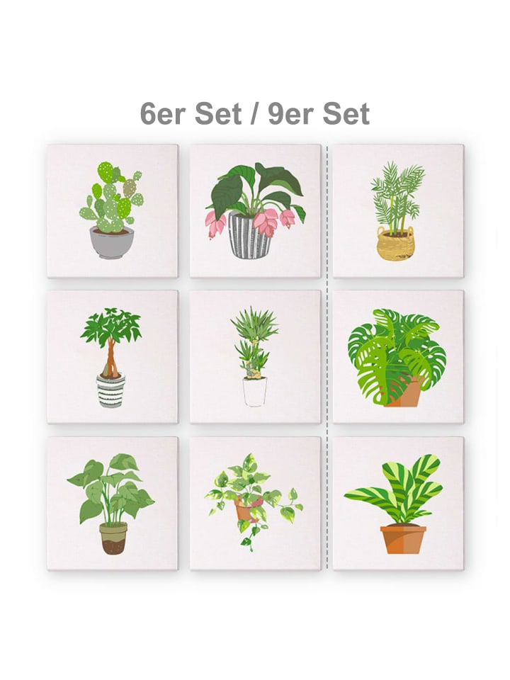 ARTNANAS Mini Malen nach Zahlen 4er/9er Set-
