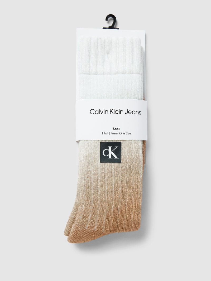 Socken mit Farbverlauf Modell 'GRADIENT' in camel
