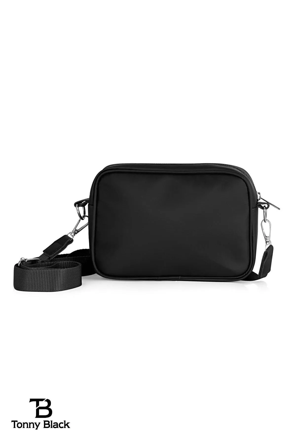 Tonny Black  Original Damen-Umhängetasche mit bequemem Säulengurt, diagonal verstellbarem Gurt und zwei Ösen, wasserdicht