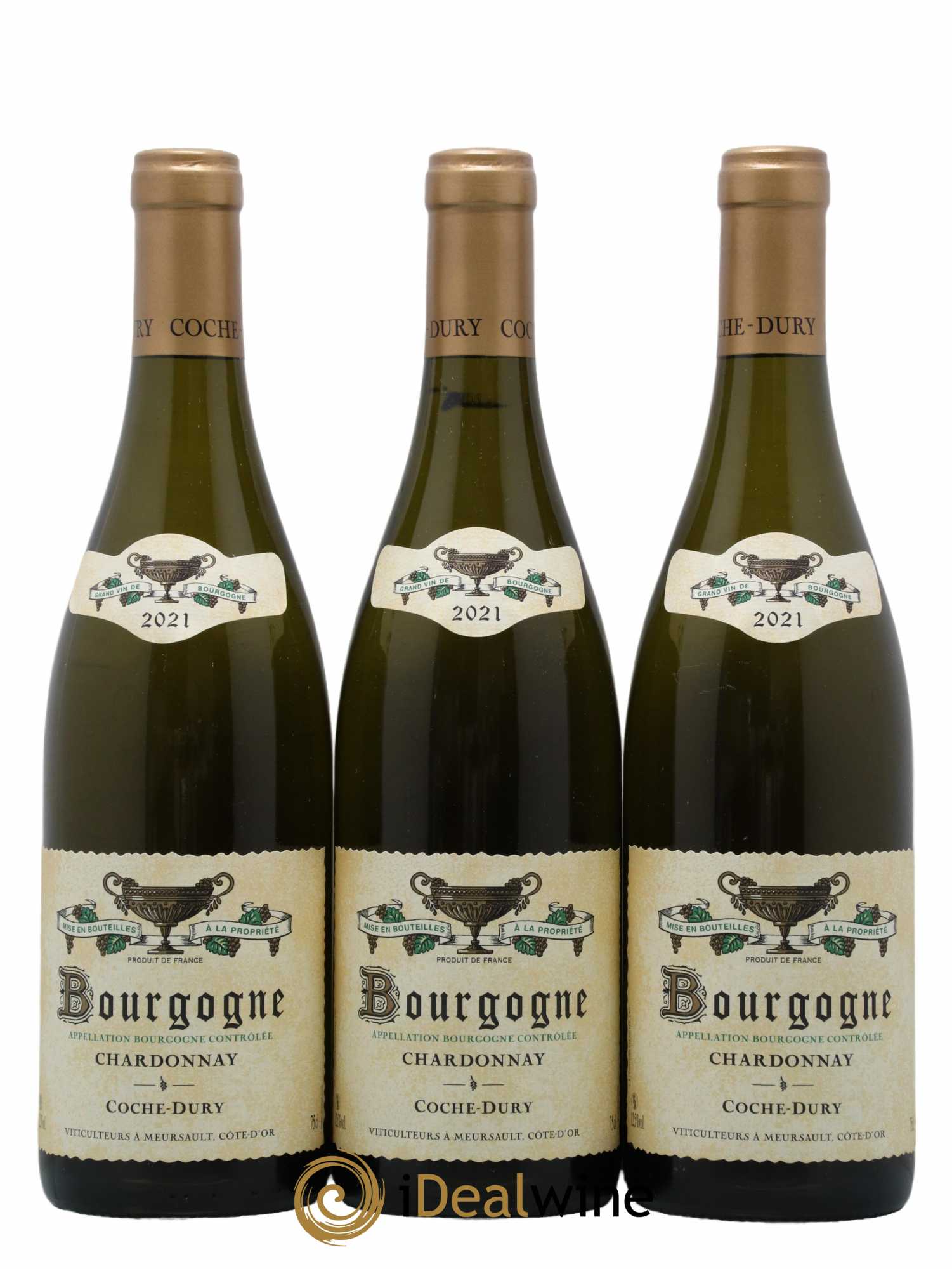 Bourgogne Coche Dury (Domaine)  2021 - Lot de 3 Bouteilles