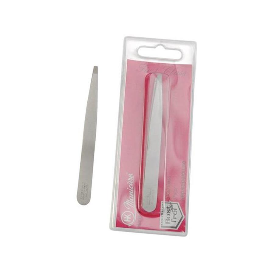 Pinzette, gekröpft, 9 cm