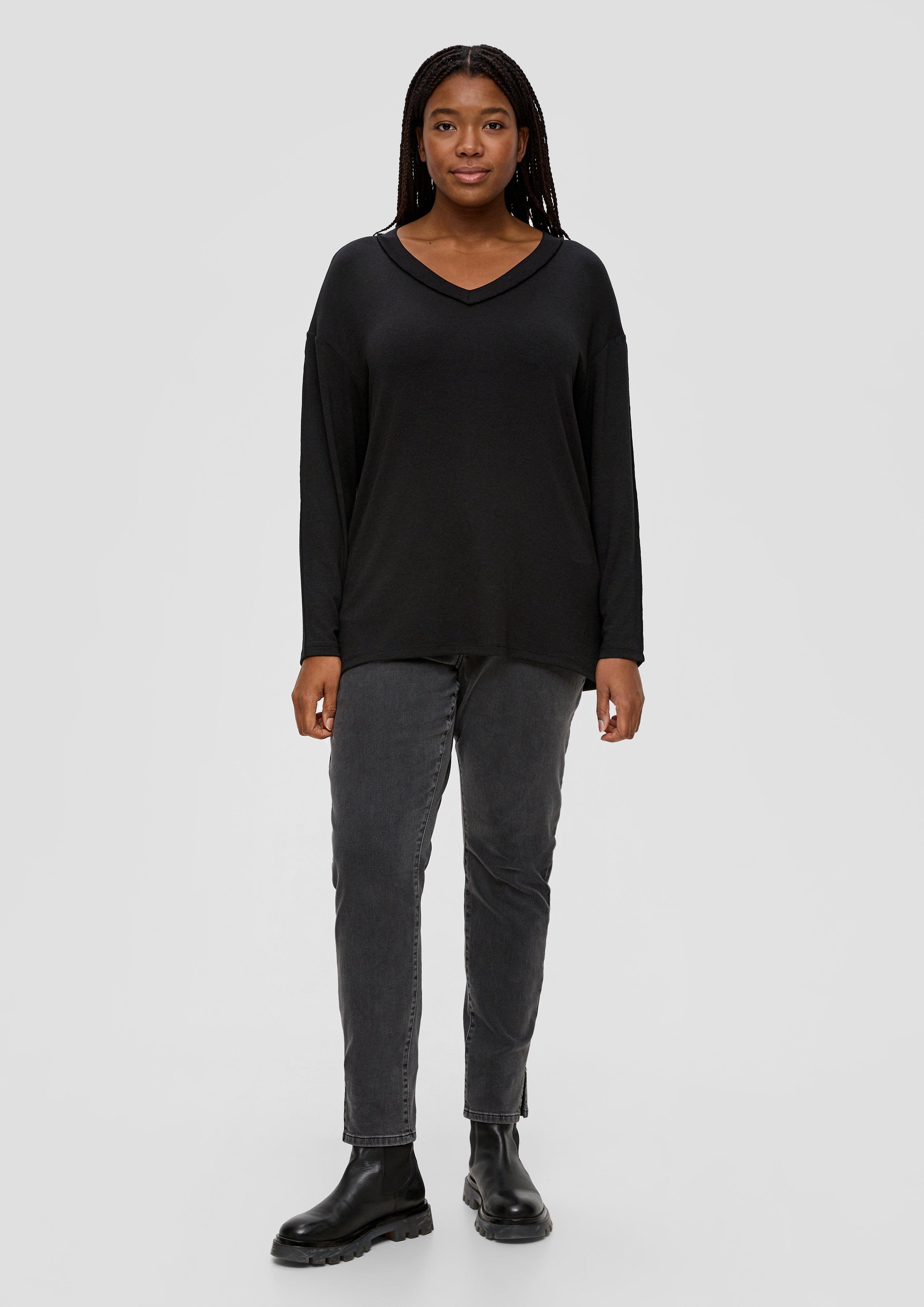 Longsleeve in Strick-Optik  2139148-9999
