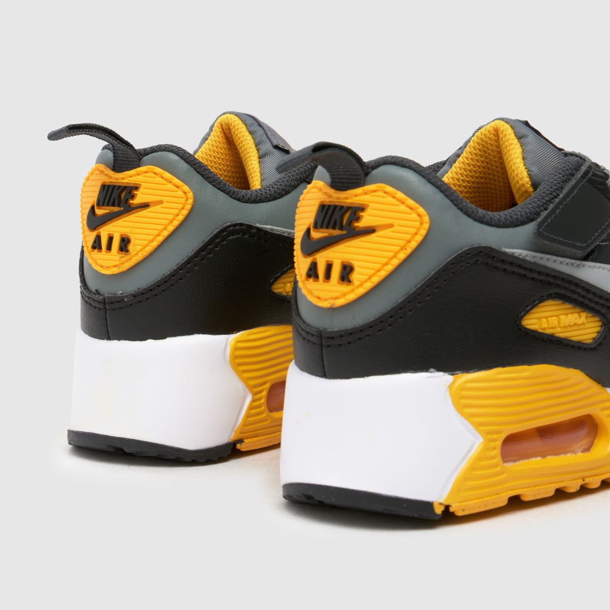 Nike grå multifärgade Air Max 90 easy on pojkar junior träningsskor