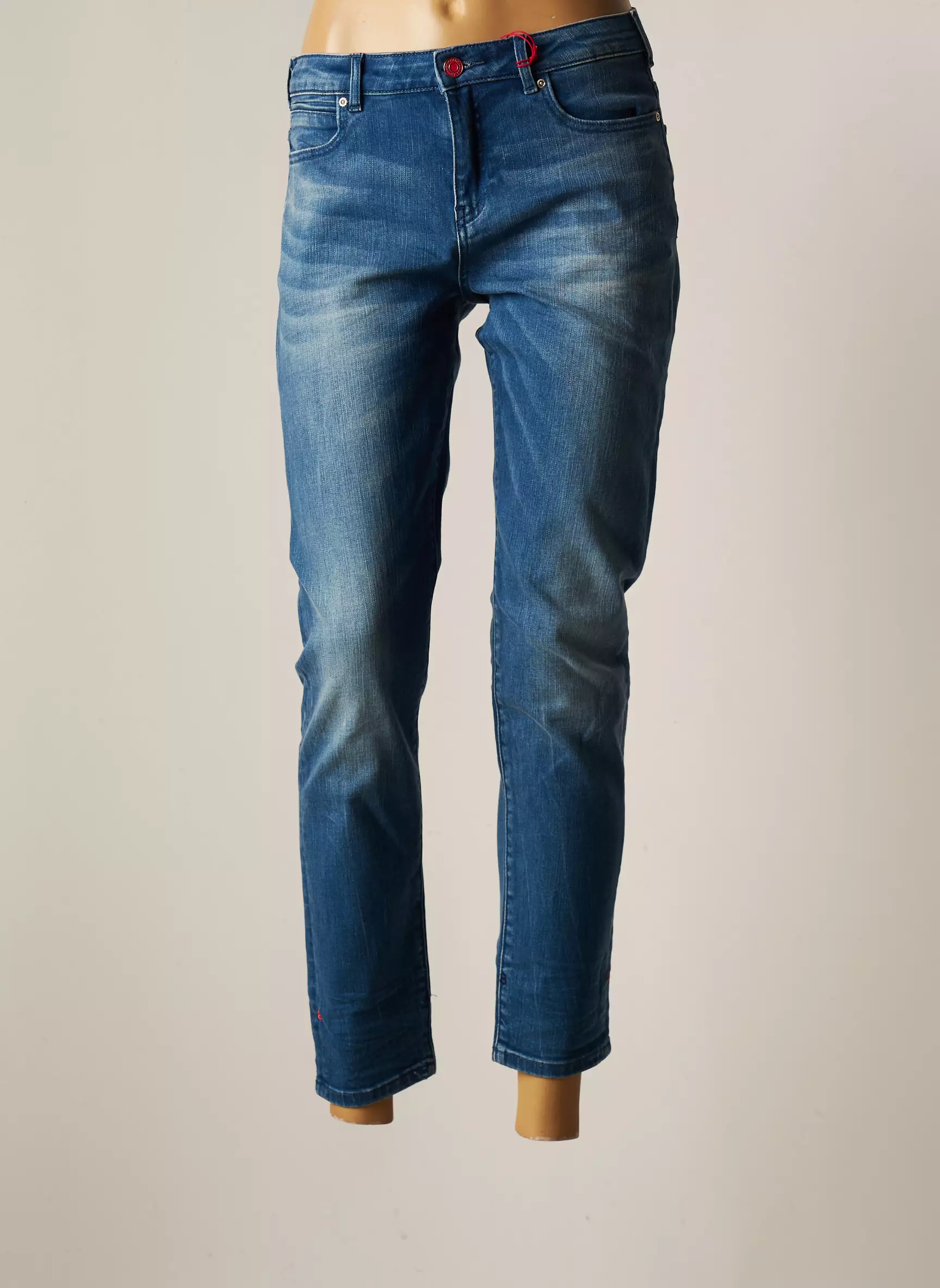Scotch Soda Jeans Boyfriend Femme couleur bleu