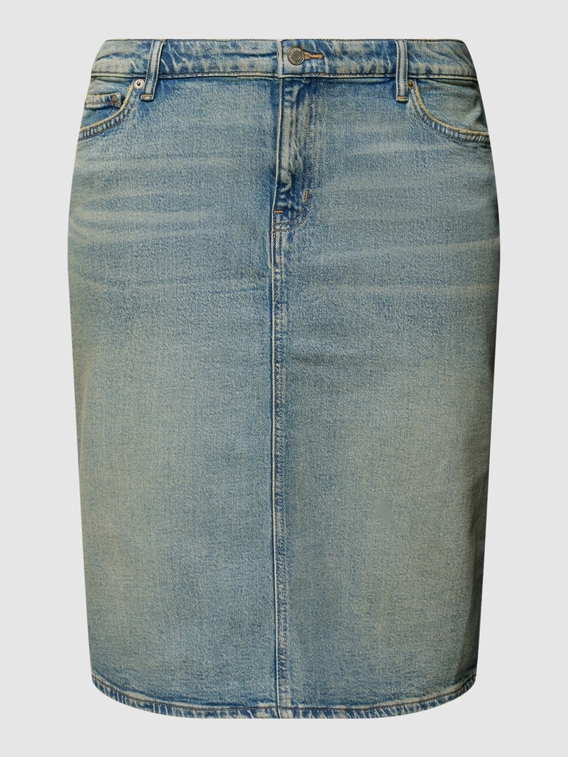 PLUS SIZE Jeansrock mit Gehschlitz Modell 'DANIELA' in jeans