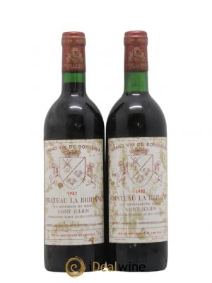 Château la Bridane Cru Bourgeois  1982 - Lot de 2 Bouteilles