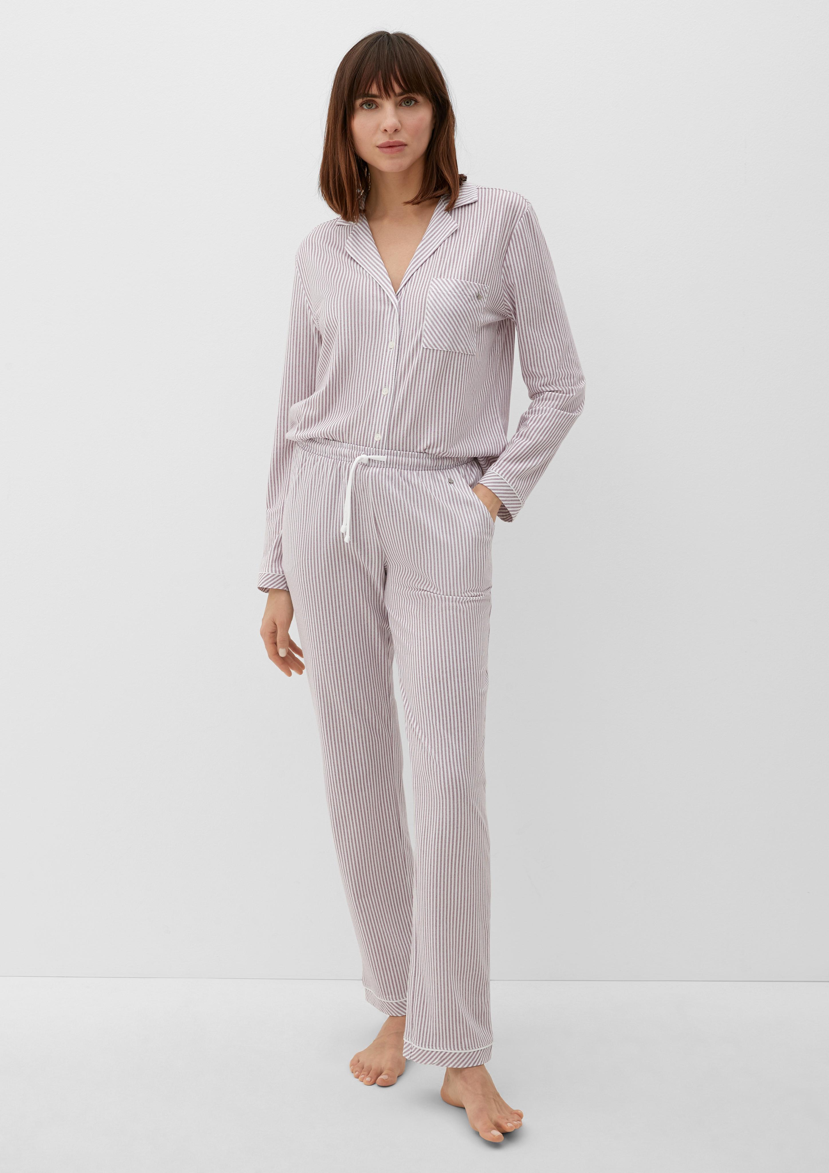 Lange Pyjamahose  6007025-49G1