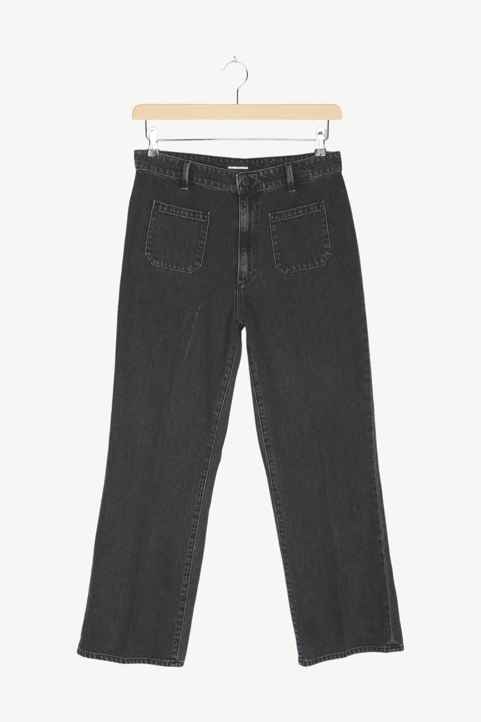 Flared Fit Ankle Denim aus Bio-Baumwolle