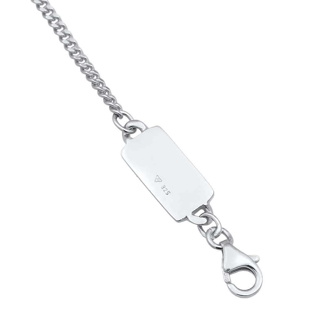 KUZZOI KUZZOI Collier Chaîne pour hommes Basic Fine Minimal en argent sterling 925 plaqu collier