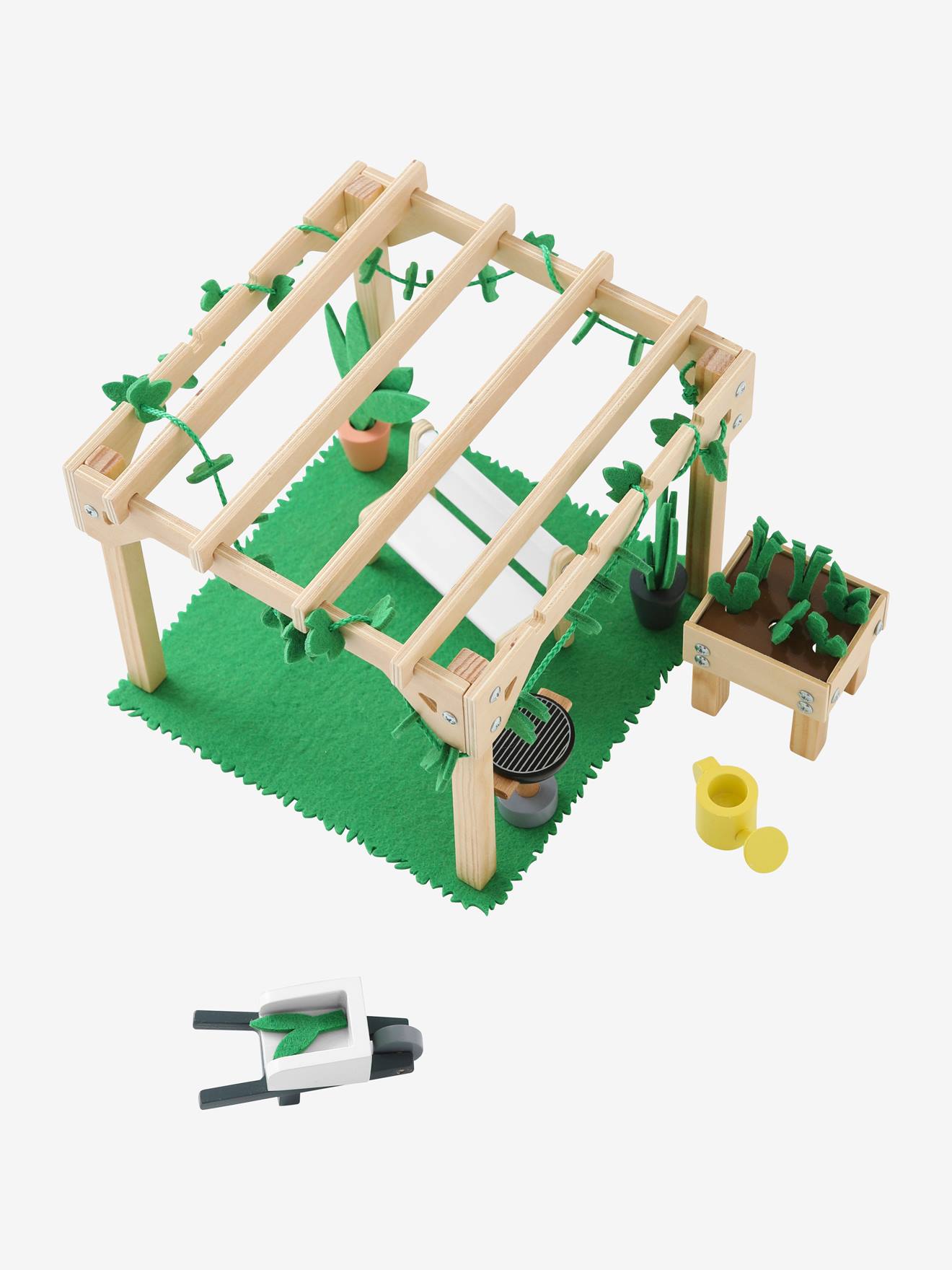 Vertbaudet Puppenhaus Garten AMIS DES PETITS - mehrfarbig