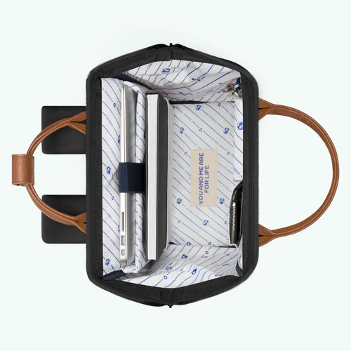 Adventurer Medium Cologne Black Backpack
