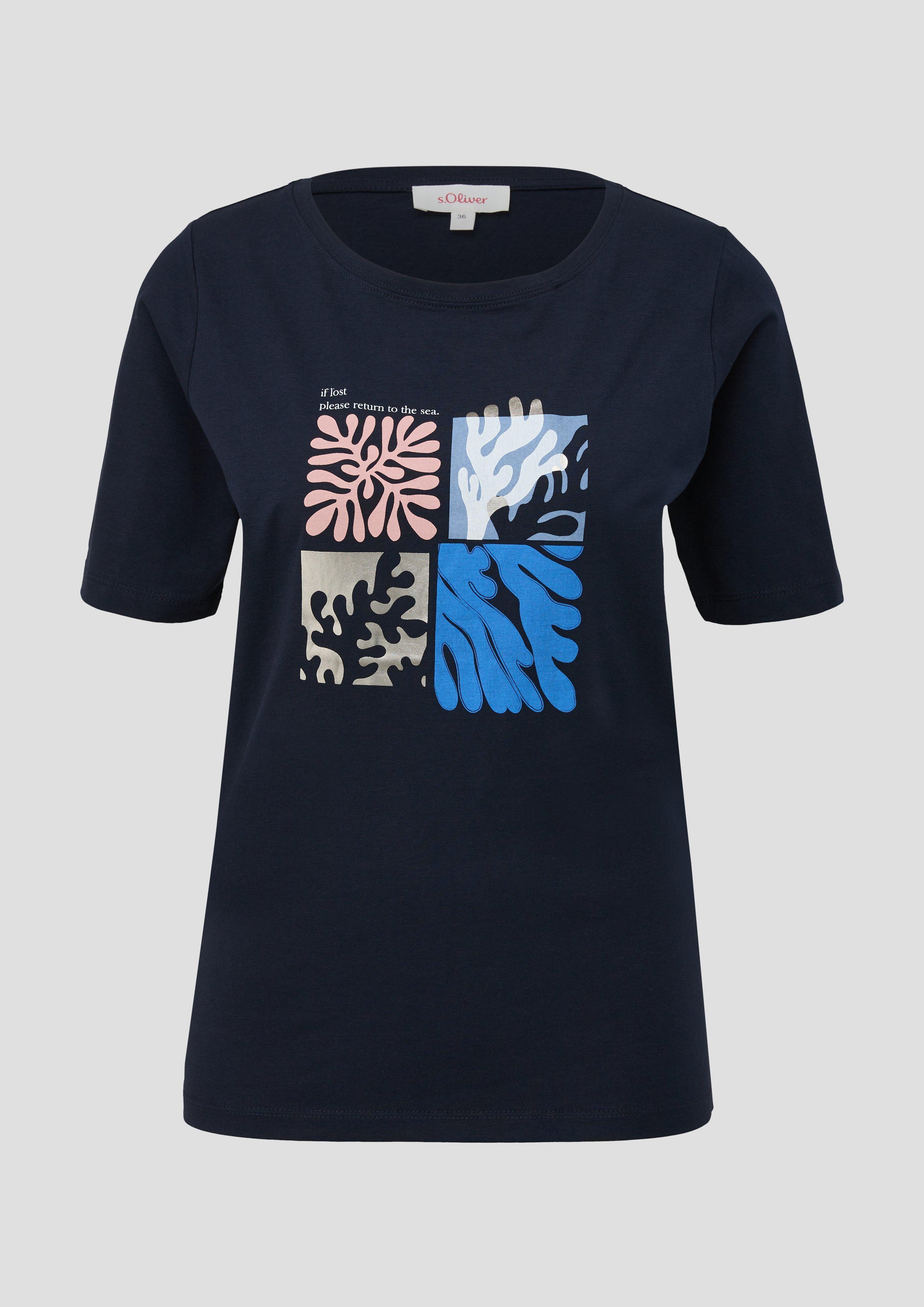 T-Shirt mit Frontprint  2144441-59D0