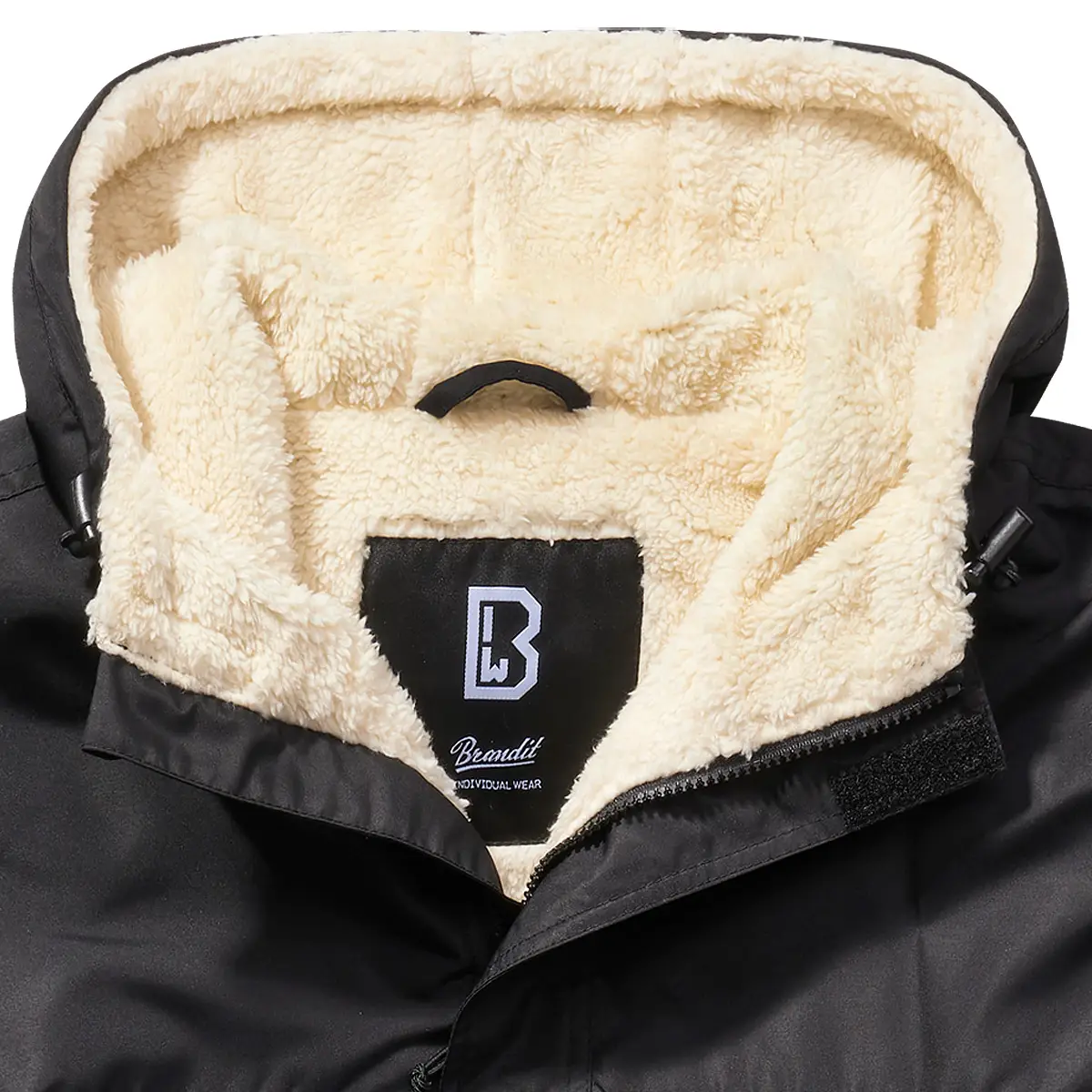 Windbreaker Sherpa schwarz