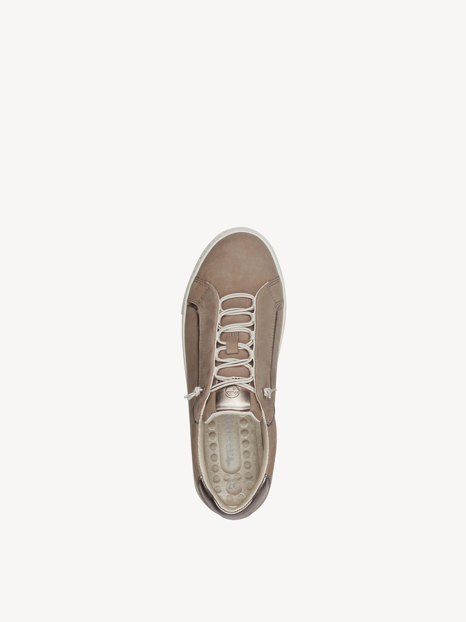 Basket en cuir - beige