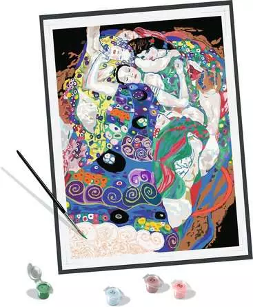 CreArt ART Collection: Die Jungfrau (Klimt) - Malen nach Zahlen für Erwachsene
