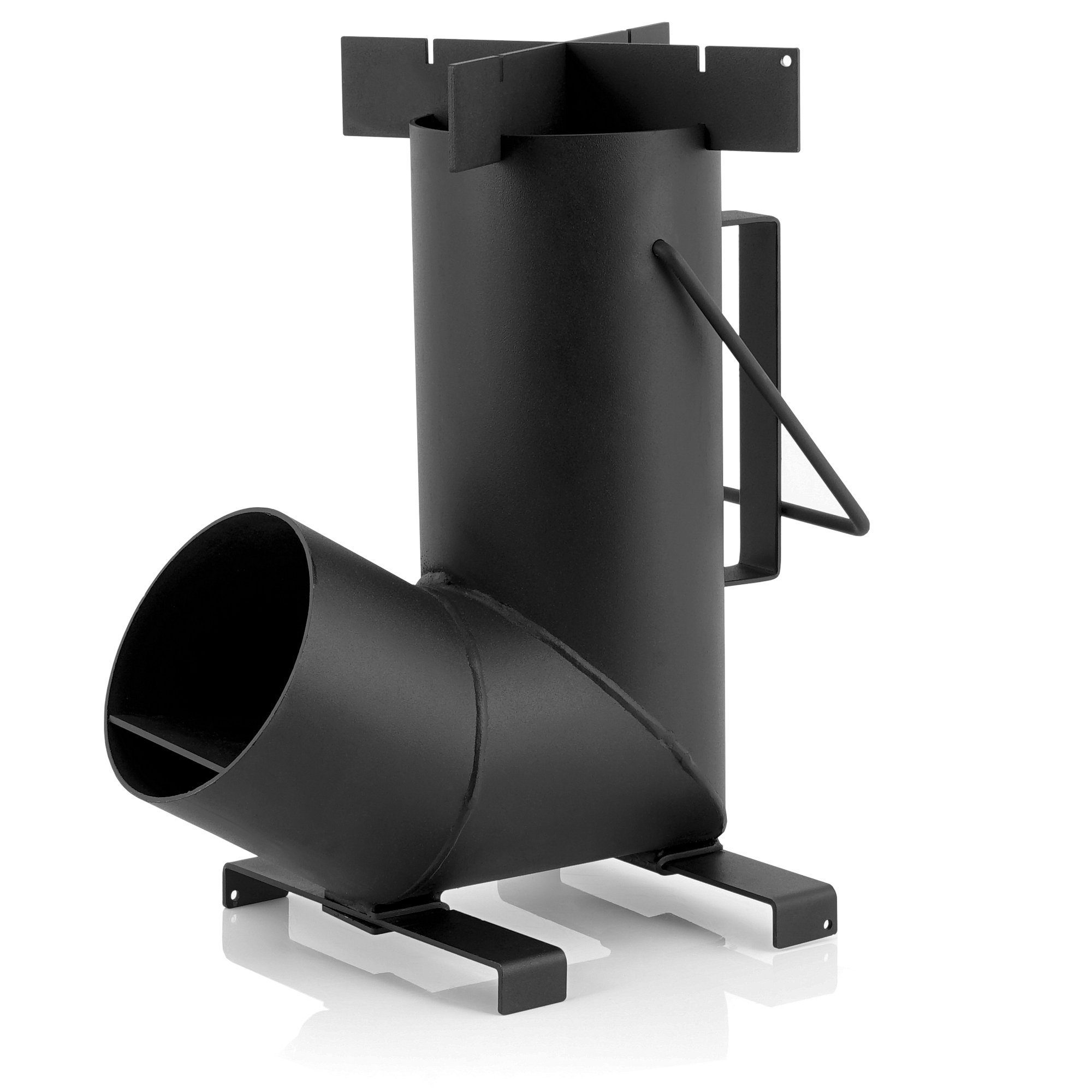 BBQ-Toro Feuerstelle Raketenofen RAKETE #6, Rocket Stove aus 1,5-mm-dickem Stahl